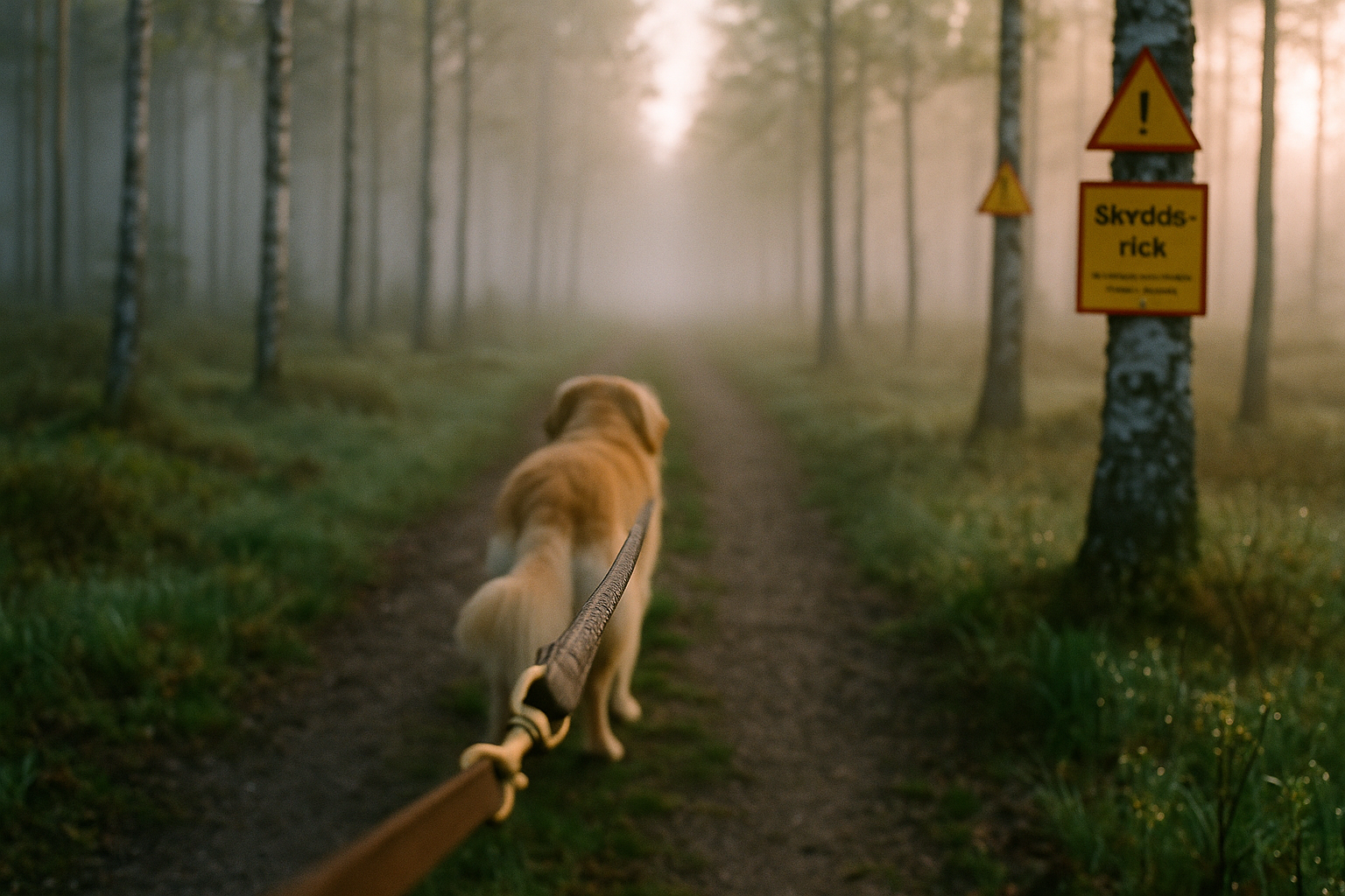 Skärpta hundregler mars–augusti: Karlsborgs hundägare tvingas till extra vaksamhet i skog och mark