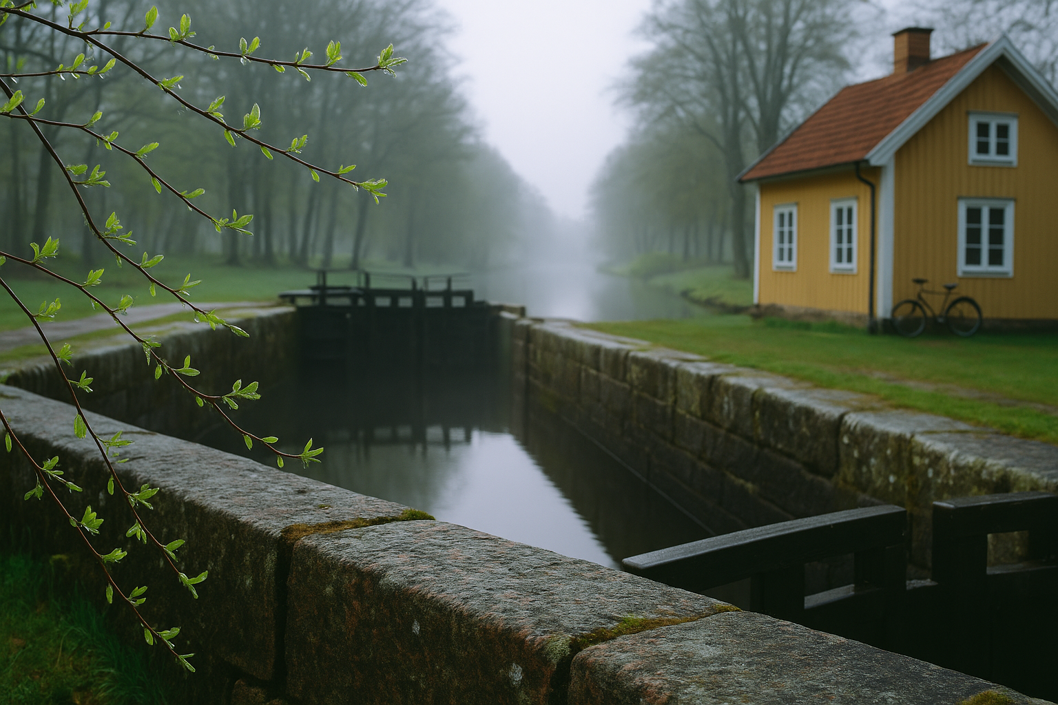 Karlsborgsbor rapporterar vårtecken längs Vättern och Göta kanal