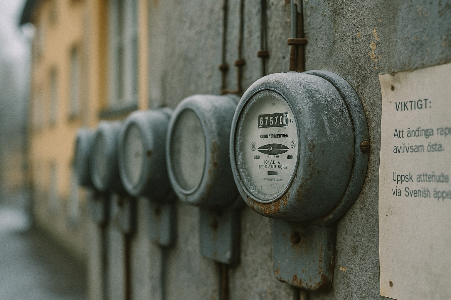 Energimarknadsinspektionen granskar stora skillnader i avgifter för elmätaravläsning – Karlsborgs hushåll betalar olika mycket