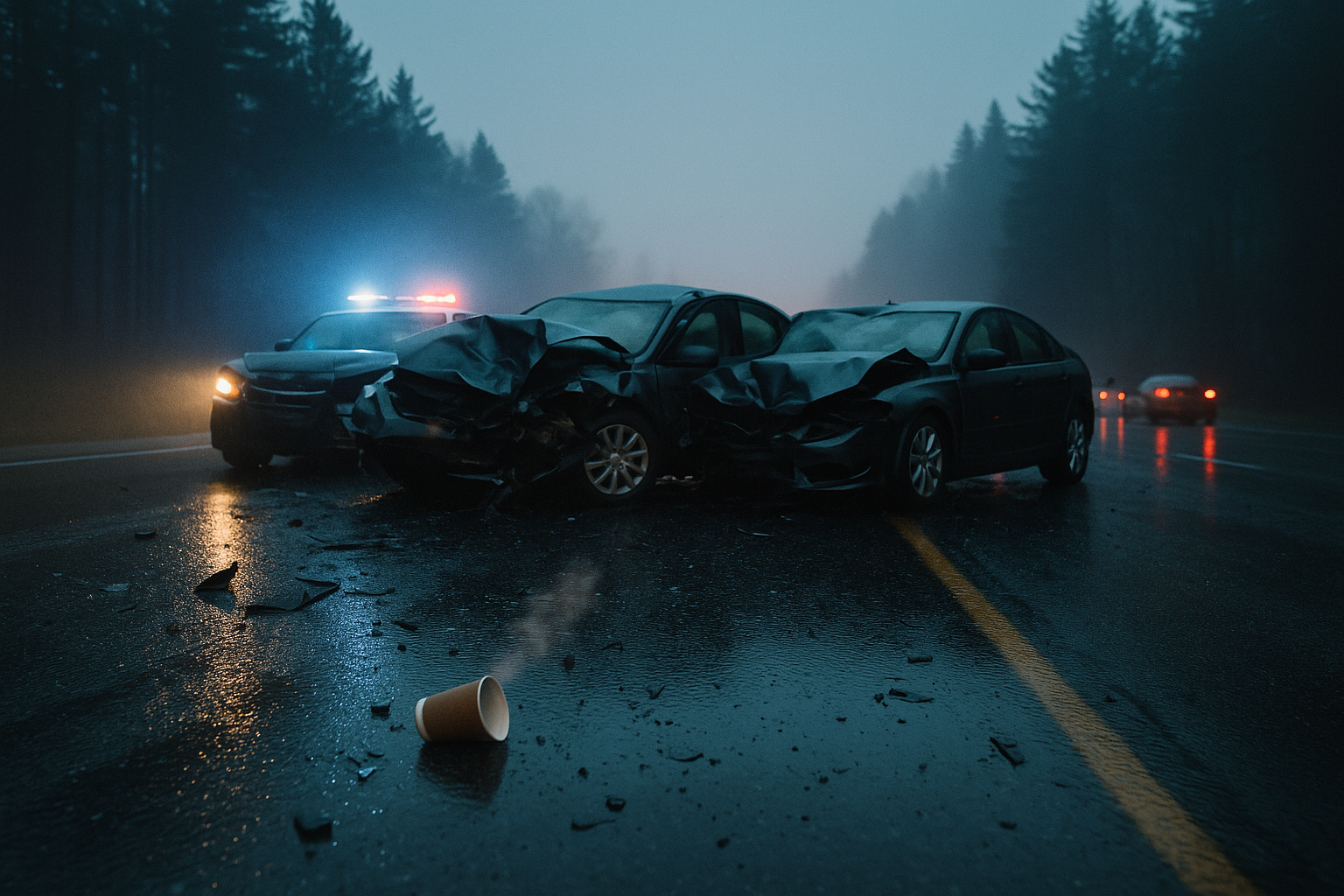 Flerfordonsolycka på väg 49 blottar växande säkerhetsrisker – pendlares press ökar