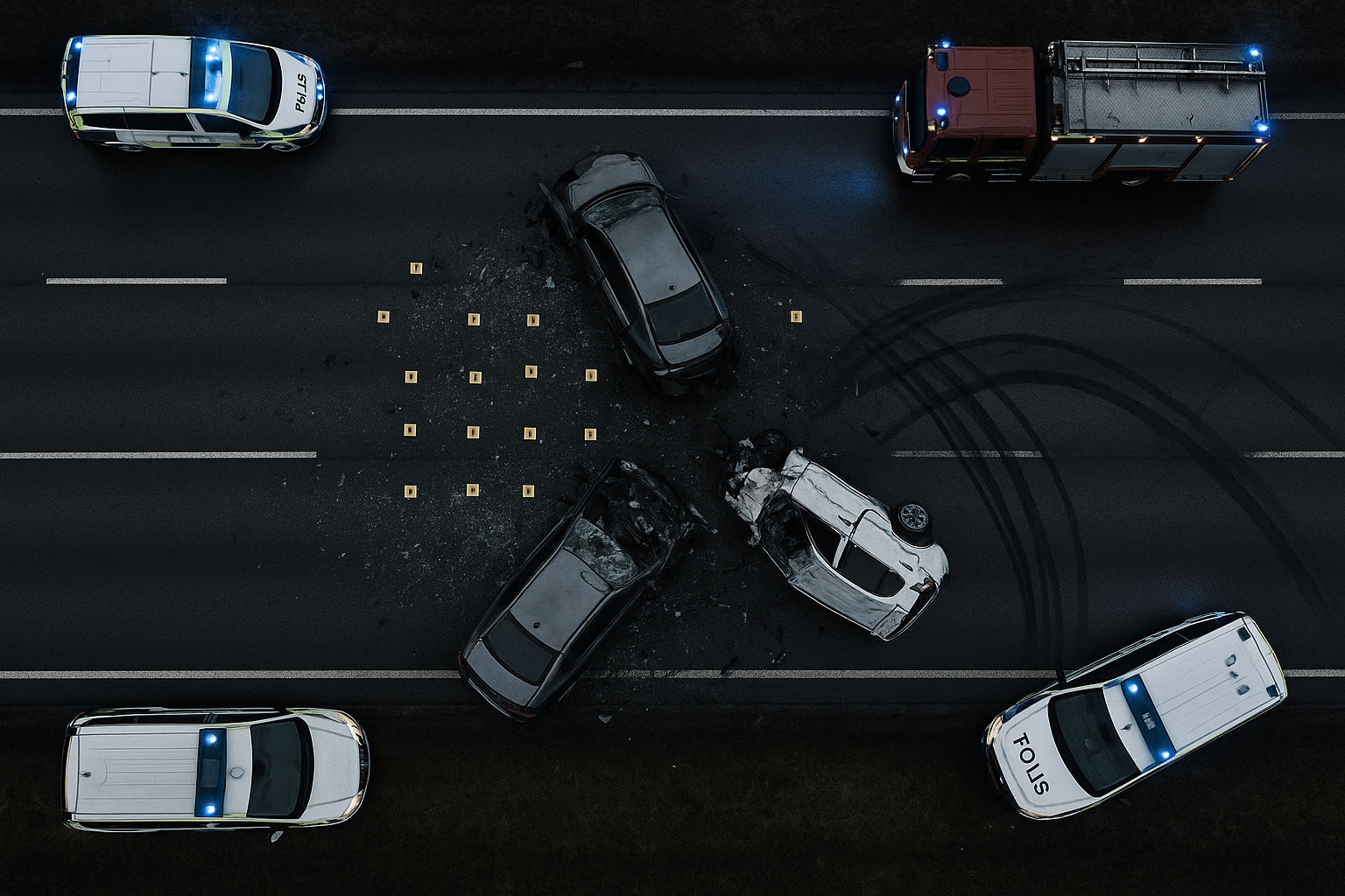 Flera skadade i olycka på väg 49 Tibro—debatt om säkerheten intensifieras