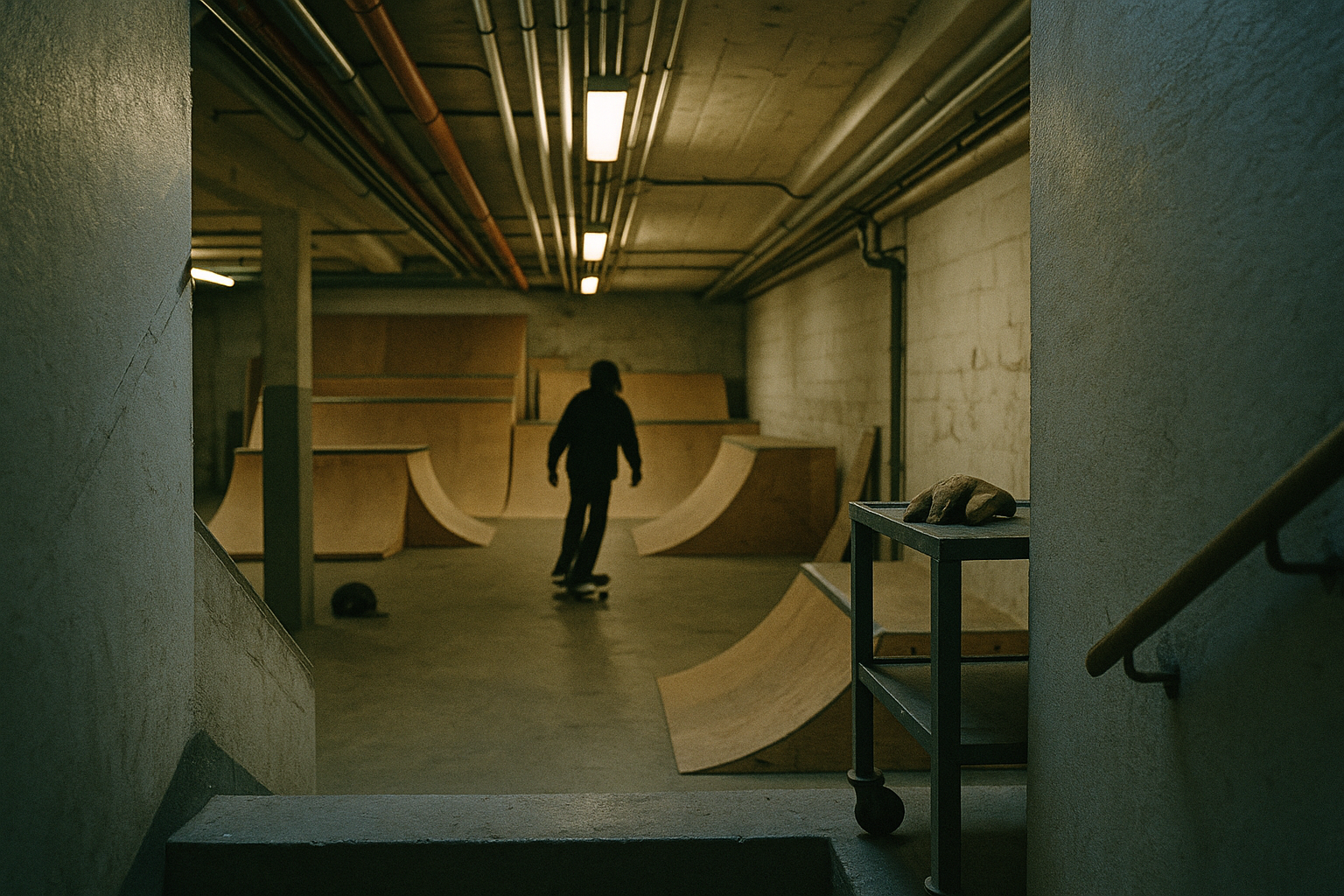 Laxå bygger skateboardhall i skolans källare