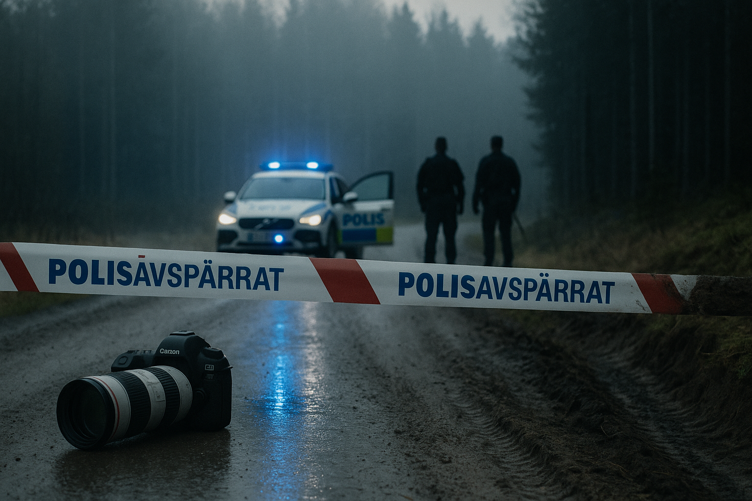 Rymmarjakt i Bäckedalen drar stor polisinsats utanför Laxå