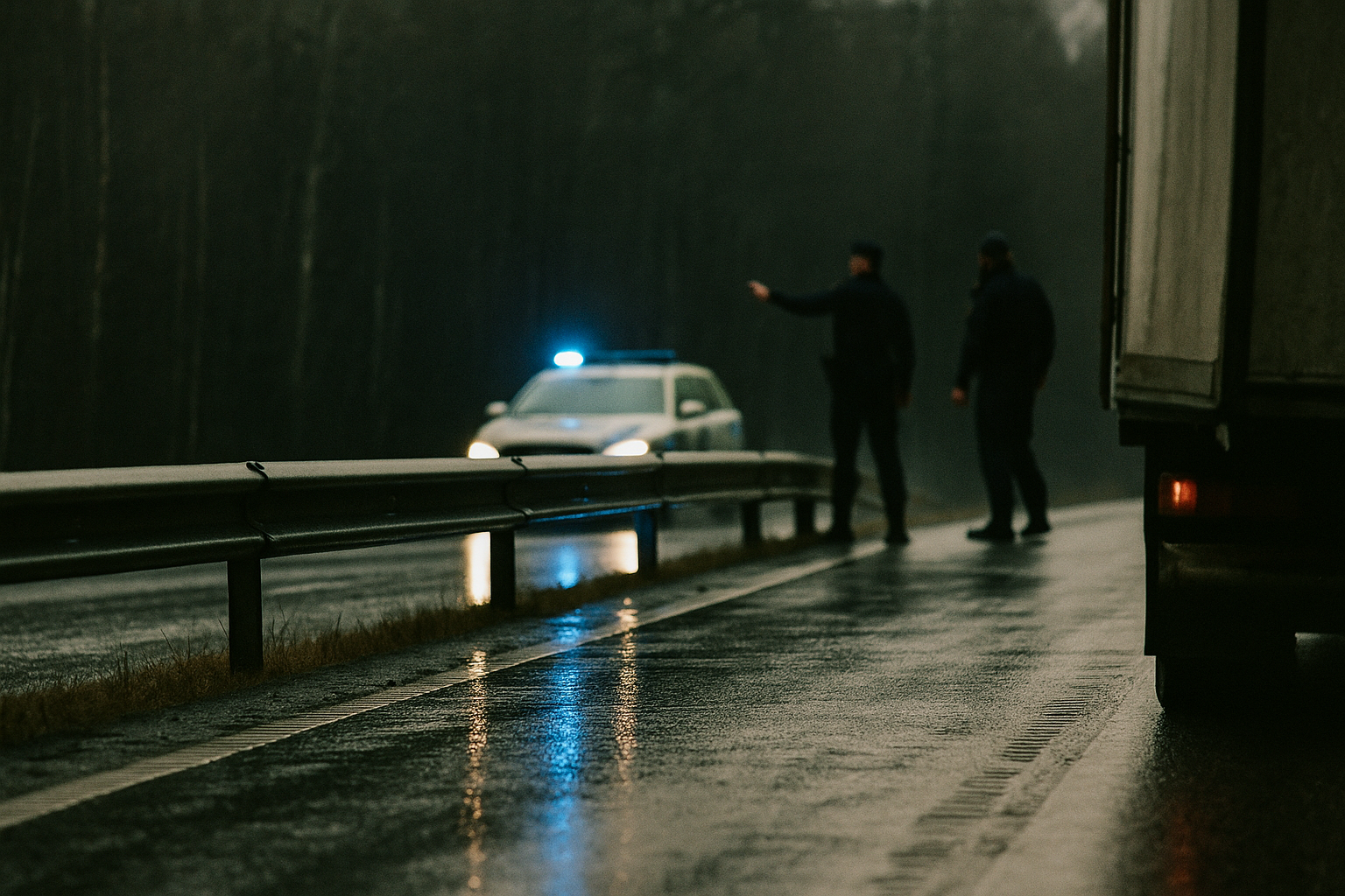 Polisen jagar mordhäktad efter rymning från fångtransport i Laxå