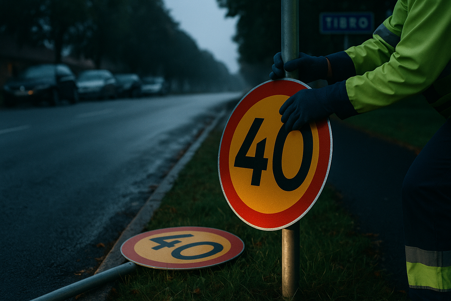Tibro sänker bashastighet till 40 i tätorten från 12 juni