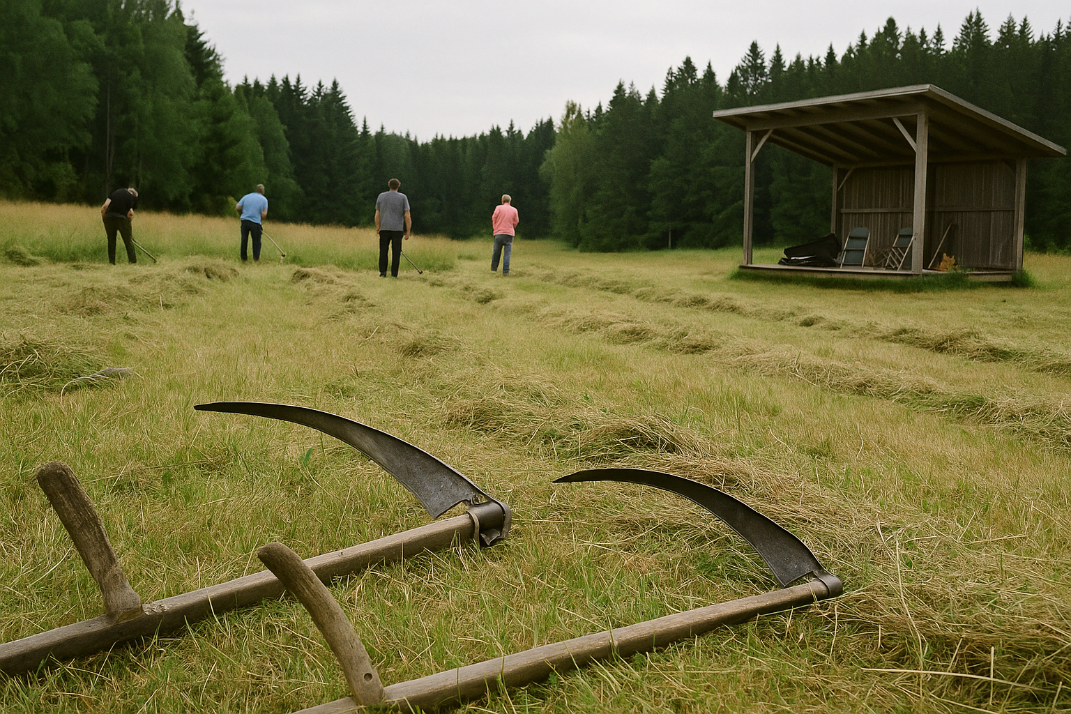 Tivedstorp bjuder in till slåttergille med Vågspel 3 juli