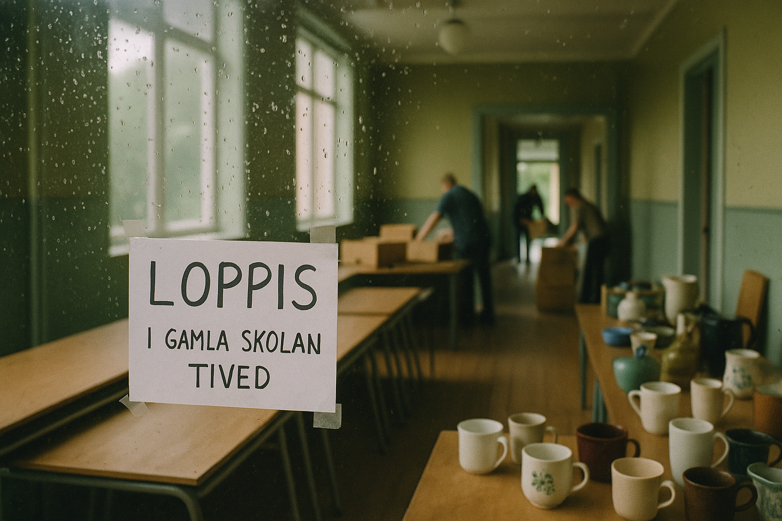 Tiveds utvecklingsgrupp lägger styrelsemöte i augusti och öppnar loppis två sommarhelger