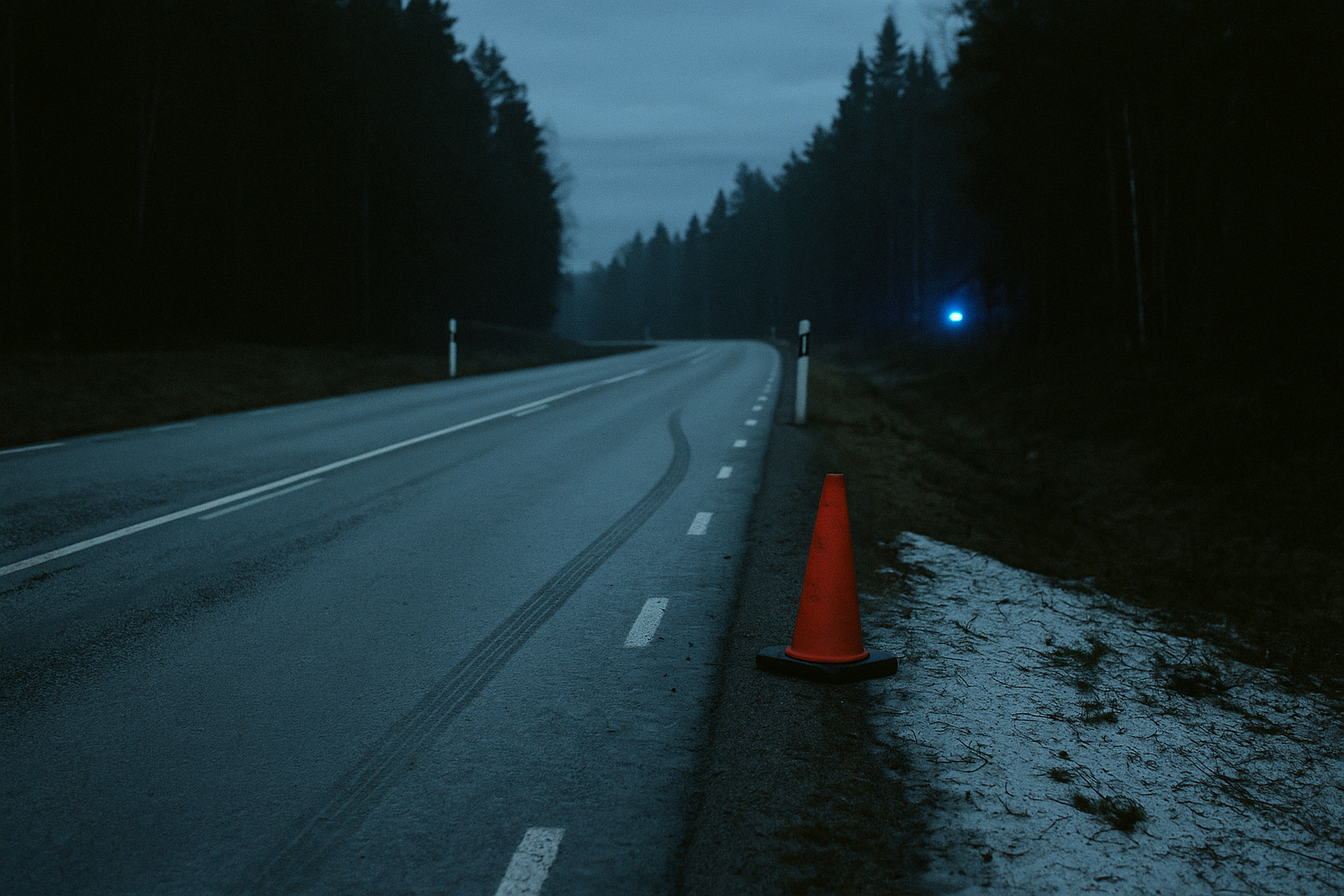 Varg dör efter påkörning på väg 511 vid Hasselfors