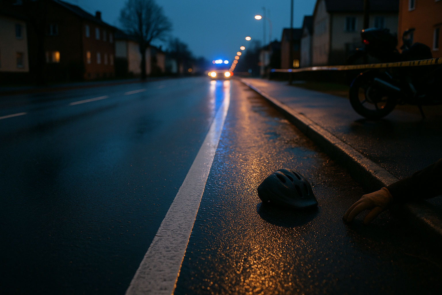 Kvinna skadas efter kollision med motorcykel på Göteborgsvägen i Mariestad
